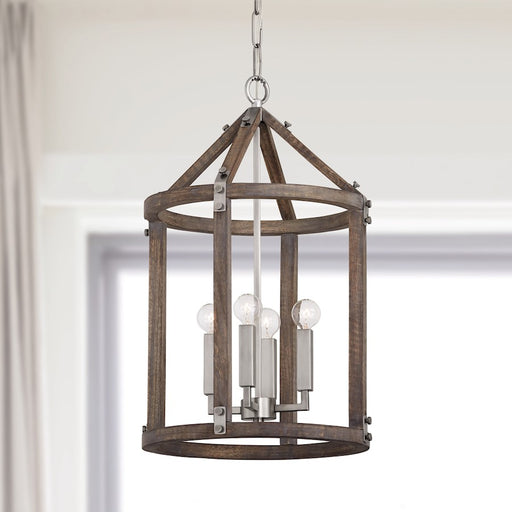 Capital Lighting Hugo Foyer, Grey Wash Matte Nickel