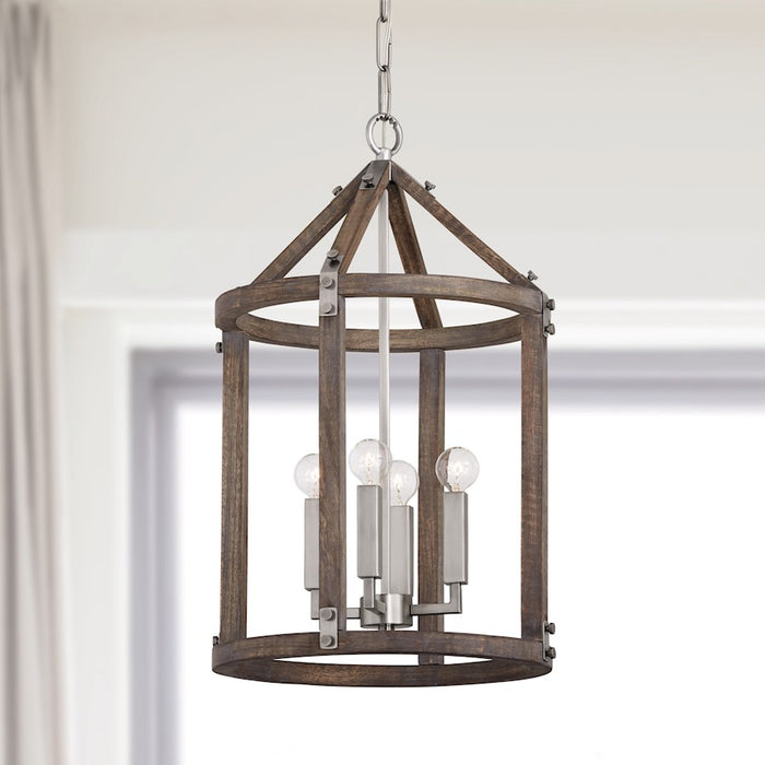 Capital Lighting Hugo Foyer, Grey Wash Matte Nickel
