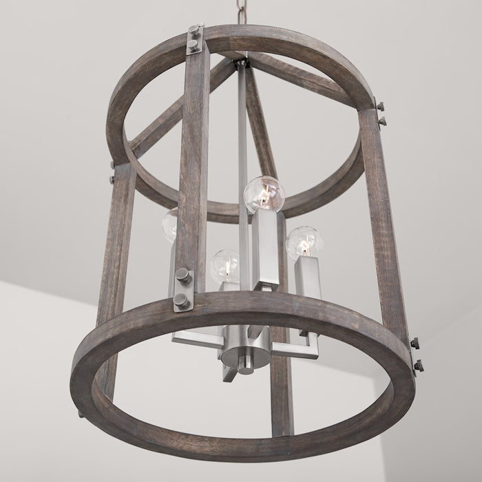 Capital Lighting Hugo Foyer, Grey Wash Matte Nickel