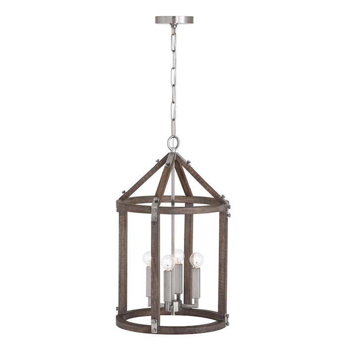 Capital Lighting Hugo Foyer, Grey Wash Matte Nickel