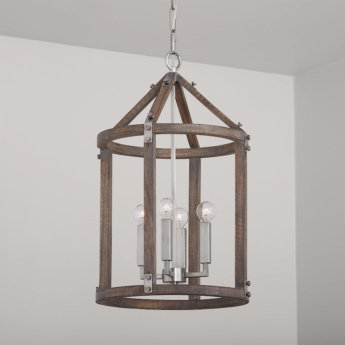 Capital Lighting Hugo Foyer, Grey Wash Matte Nickel