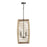 Capital Lighting Jacob 4-Light Foyer, Grey Wash Iron Silk