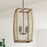 Capital Lighting Jacob 4-Light Foyer, Grey Wash Iron Silk