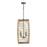 Capital Lighting Jacob 4-Light Foyer, Grey Wash Iron Silk