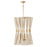 Capital Lighting Bianca 4 Light Foyer, Patinaed Brass