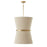 Capital Lighting Cecilia 6 Light Foyer, Patinaed Brass