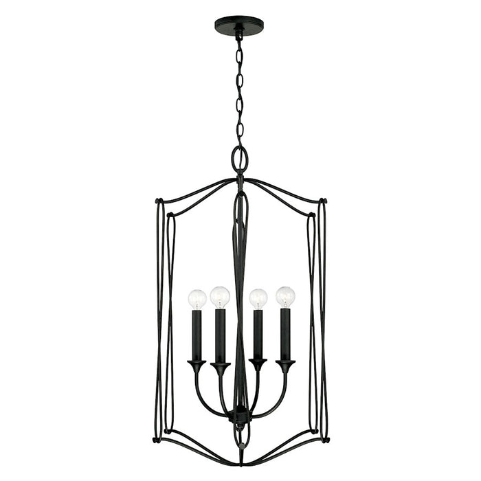 Capital Lighting Bentley 4 Light Foyer in Black Iron