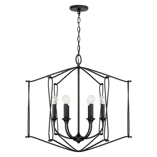 Capital Lighting Bentley 6 Light Foyer in Black Iron
