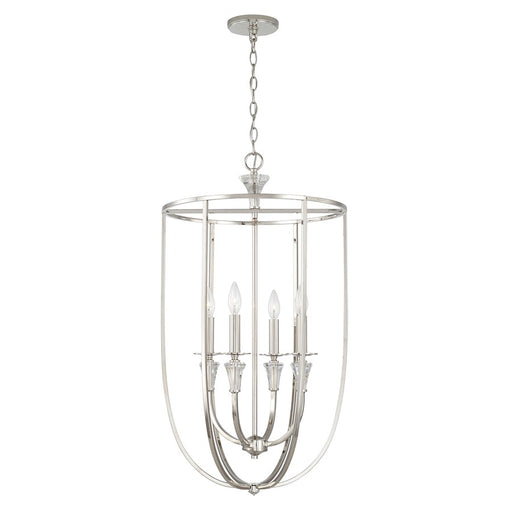 Capital Lighting Laurent 4 Light Foyer in Polished Nickel
