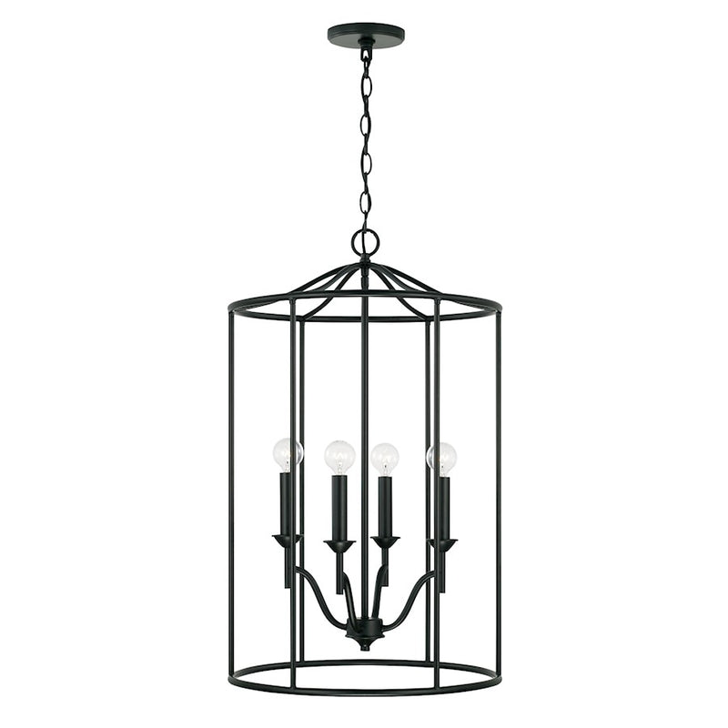 Capital Lighting Peyton 4 Light Foyer in Matte Black