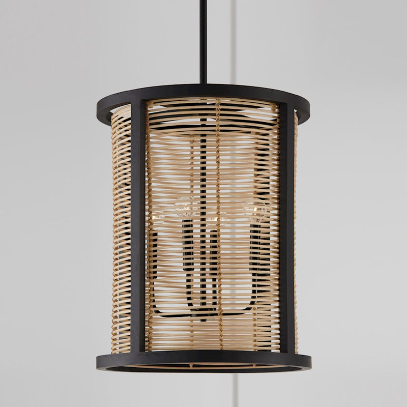 Capital Lighting Rico 4 Light Foyer, Flat Black