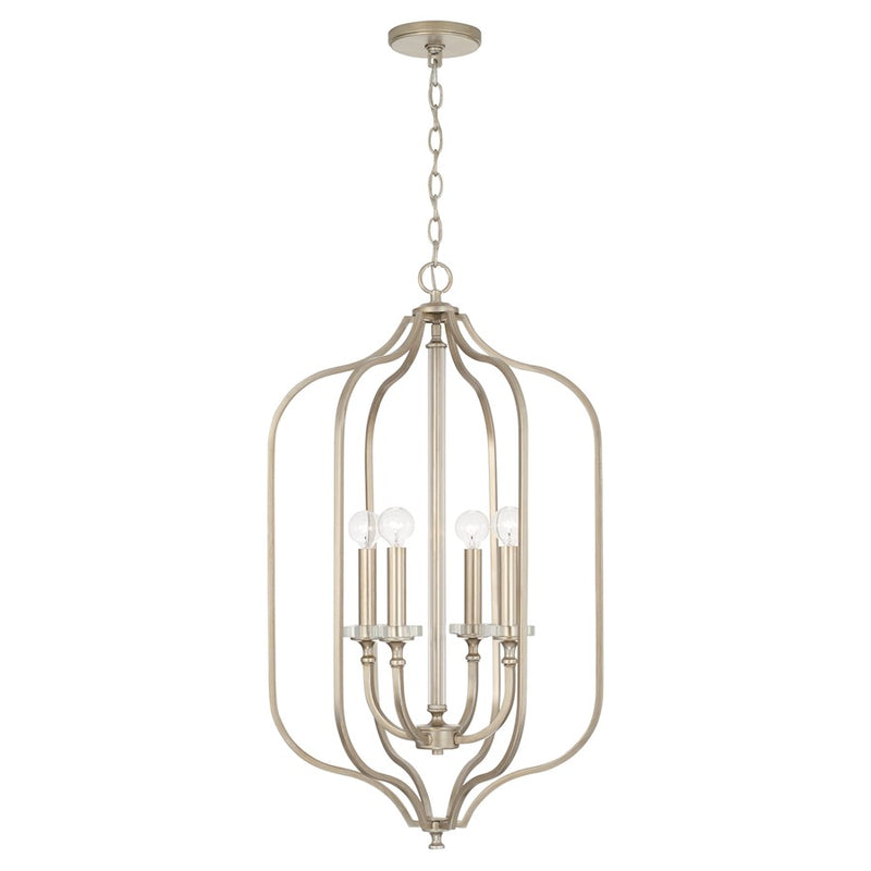 Capital Lighting Breigh 4 Light Foyer, Brushed Champagne