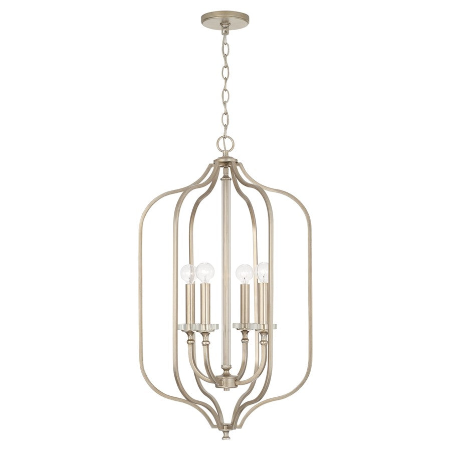 Capital Lighting Breigh 4 Light Foyer, Brushed Champagne