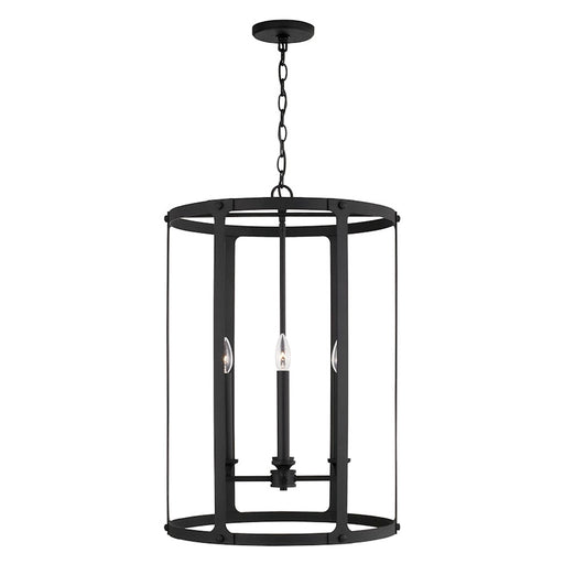 Capital Lighting Brennen 4 Light Foyer, Black Iron