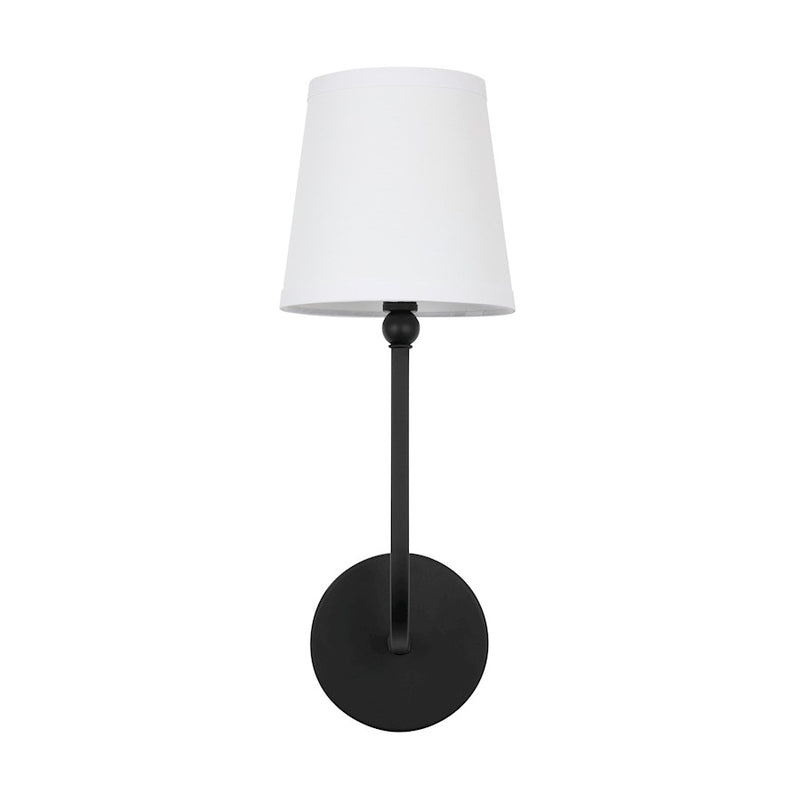 Capital Lighting Dawson 1-Light Sconce, Matte Black
