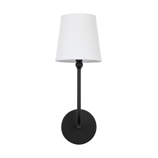 Capital Lighting Dawson 1-Light Sconce, Matte Black
