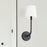 Capital Lighting Dawson 1-Light Sconce, Matte Black