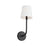 Capital Lighting Dawson 1-Light Sconce, Matte Black
