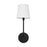 Capital Lighting Dawson 1-Light Sconce, Matte Black