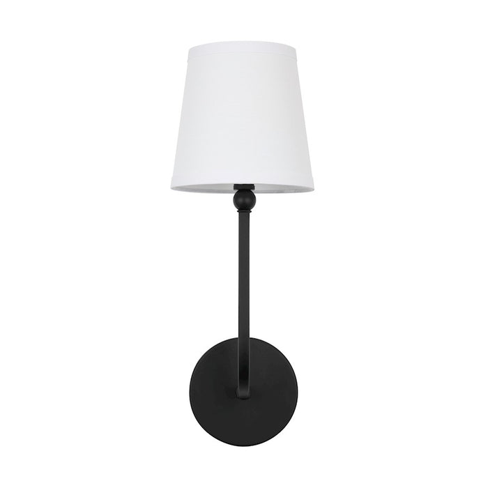 Capital Lighting Dawson 1-Light Sconce, Matte Black