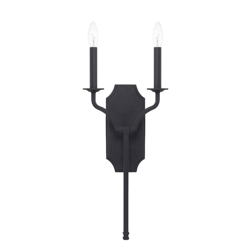 Capital Lighting Ravenwood 2 Light Sconce, Black Iron