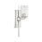Capital Lighting Manhattan 1 Light Sconce, Polished Nickel
