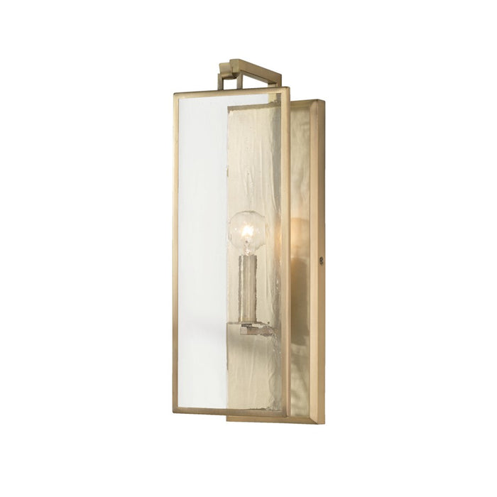 Capital Lighting Rylann 1 Light Wall Sconce, Brass/Antiqued Rain