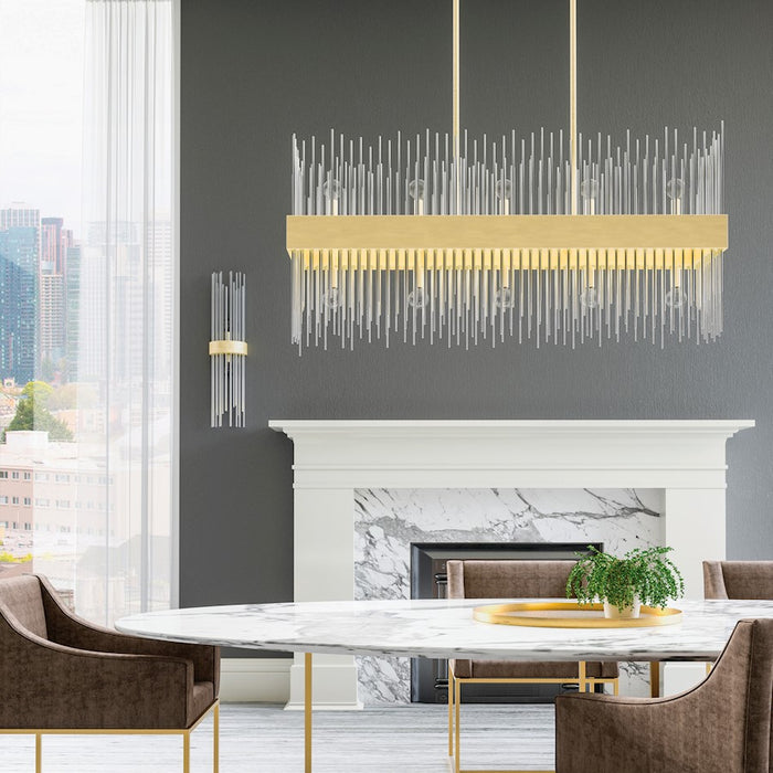 Capital Lighting Lena 2 Light Sconce, Fire and Ice