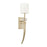 Capital Lighting Karina 1 Light Sconce, Winter Gold