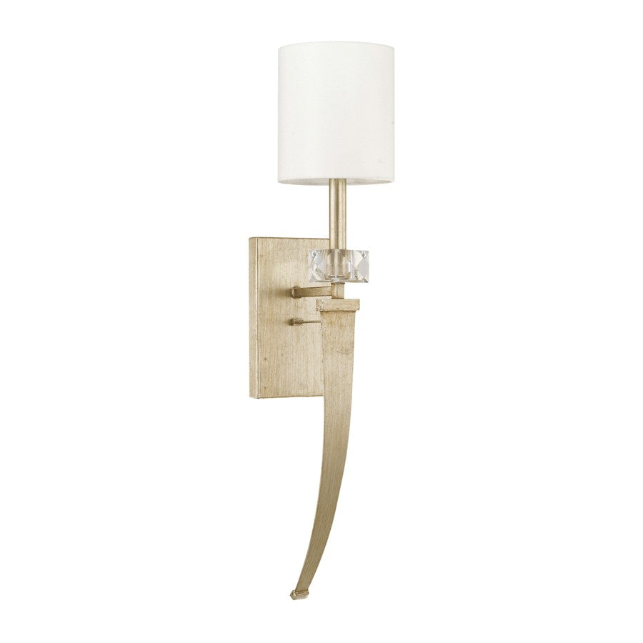 Capital Lighting Karina 1 Light Sconce, Winter Gold