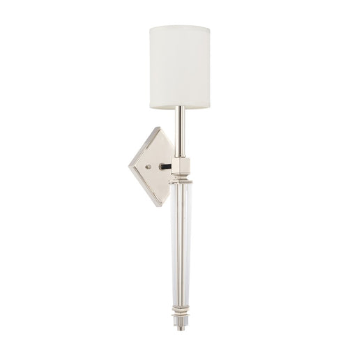 Capital Lighting 1 Light Sconce, Polished Nickel