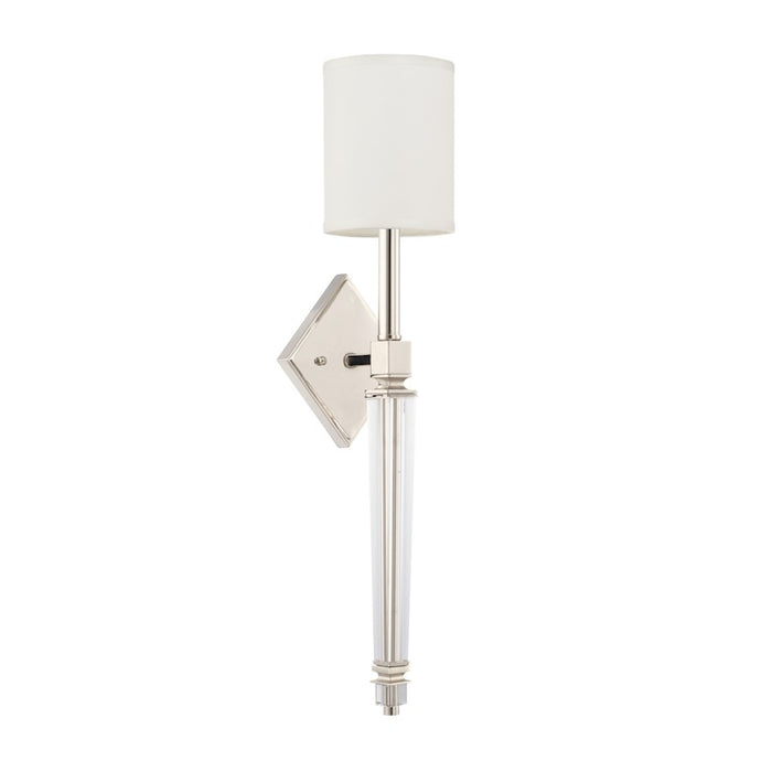 Capital Lighting 1 Light Sconce, Polished Nickel