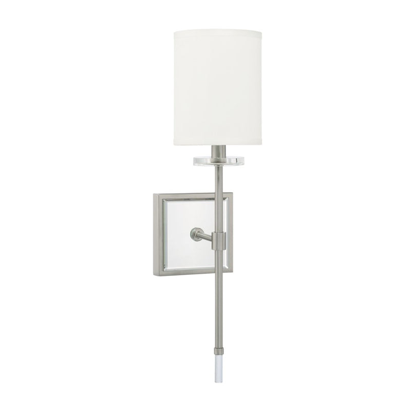 Capital Lighting 1 Light Sconce, Brushed Nickel