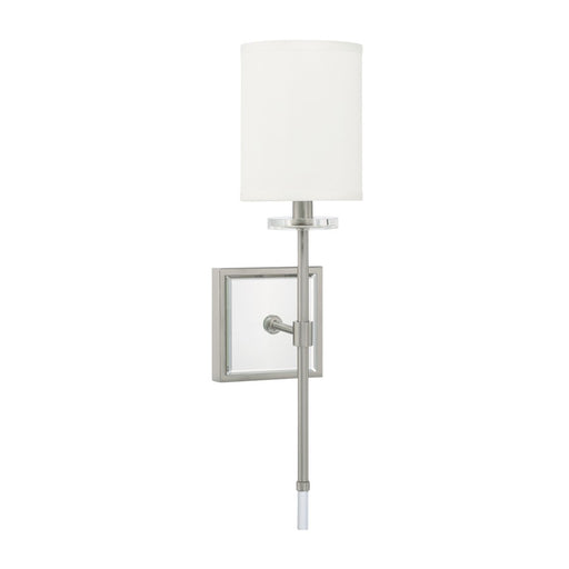 Capital Lighting 1 Light Sconce, Brushed Nickel