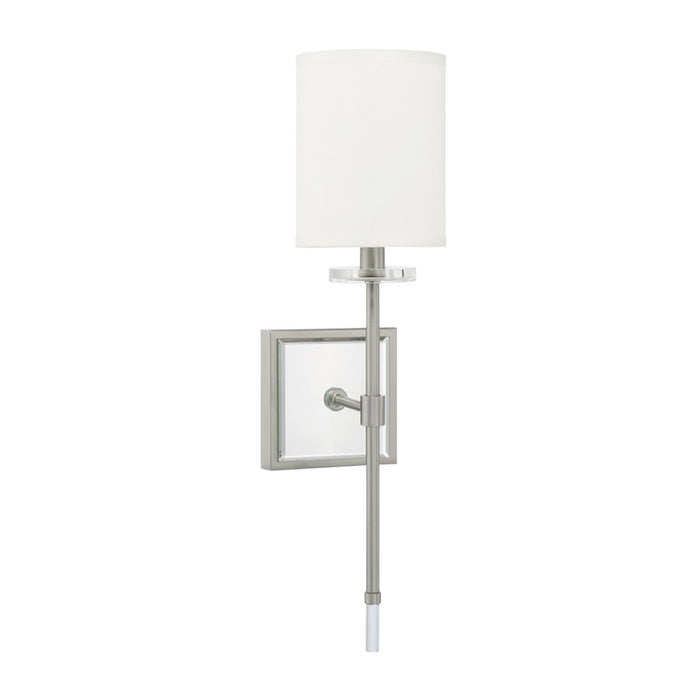 Capital Lighting 1 Light Sconce, Brushed Nickel