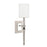 Capital Lighting 1 Light Cylinder Sconce, Black Tie