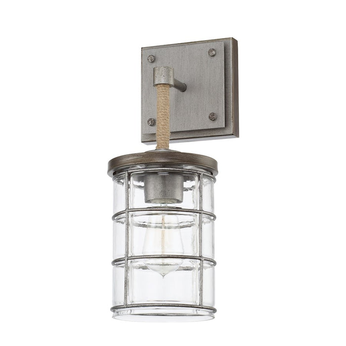 Capital Lighting Colby 1 Light Sconce, Urban Grey