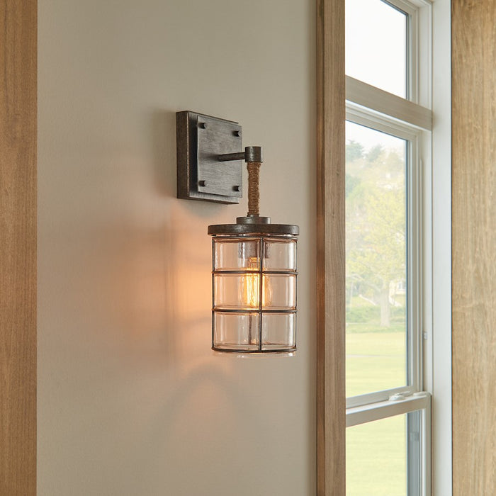 Capital Lighting Colby 1 Light Sconce, Urban Grey