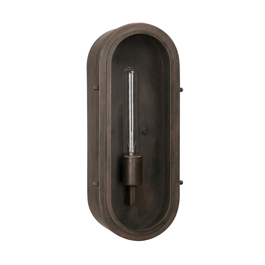 Capital Lighting 1 Light Sconce, Nordic Grey