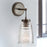 Capital Lighting Turner 1 Light Sconce, Nordic Grey