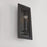Capital Lighting Ashton 1 Light Candle Sconce, Carbon Grey/Grey Iron