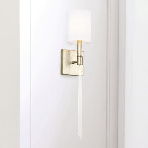 Capital Lighting Gwyneth 1-Light Sconce, Winter Gold