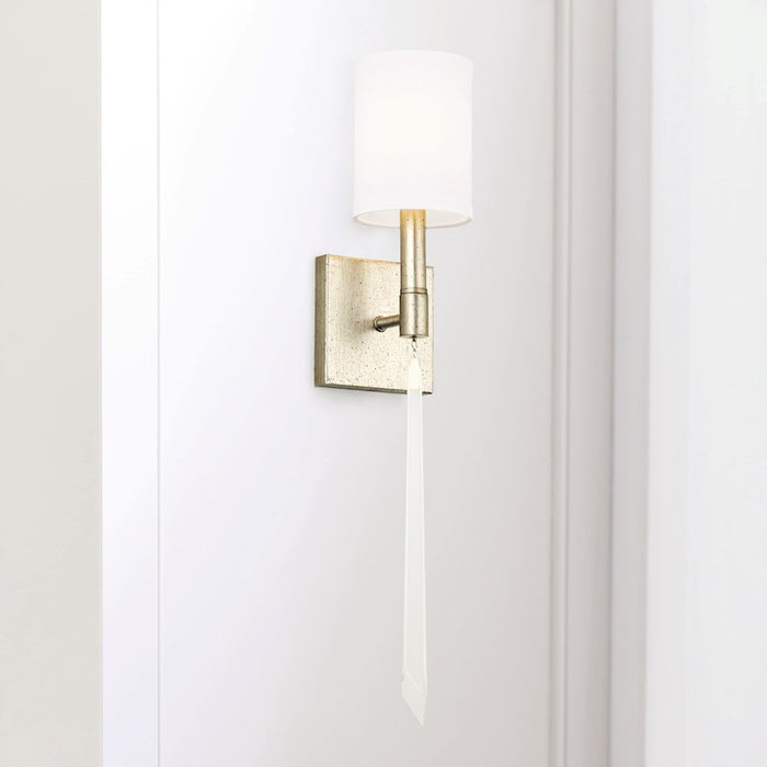 Capital Lighting Gwyneth 1-Light Sconce, Winter Gold