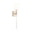 Capital Lighting Gwyneth 1-Light Sconce, Winter Gold
