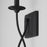 Capital Lighting Vincent 1-Light Sconce, Black Iron
