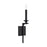 Capital Lighting Clint 1-Light Sconce, Black Iron