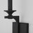 Capital Lighting Clint 1-Light Sconce, Black Iron