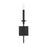 Capital Lighting Clint 1-Light Sconce, Black Iron