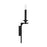 Capital Lighting Clint 1-Light Sconce, Black Iron