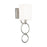 Capital Lighting Oran 1-Light Sconce, Antique Silver
